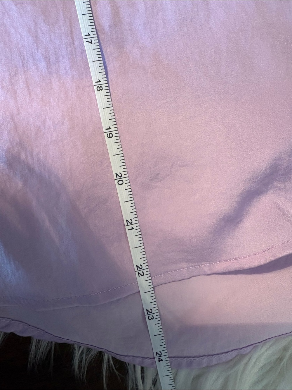 Light Lavender Tie-Neck Ruffle Blouse NWT - Picture 12 of 12